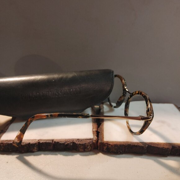 Bruno Chaussignand Julep Marble Brown Eyeglass Frame Paris France Vision - Picture 9 of 12